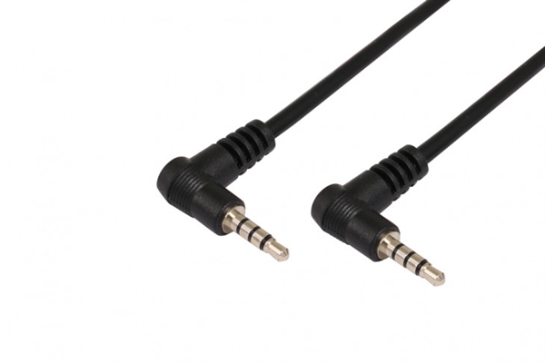 AV KABEL 3,5MM JACK TIL 3,5MM JACK STEREO+VIDEO 2,5M