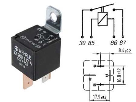 WEHRLE RELÆ 4 BEN 30A(SWITCHING)