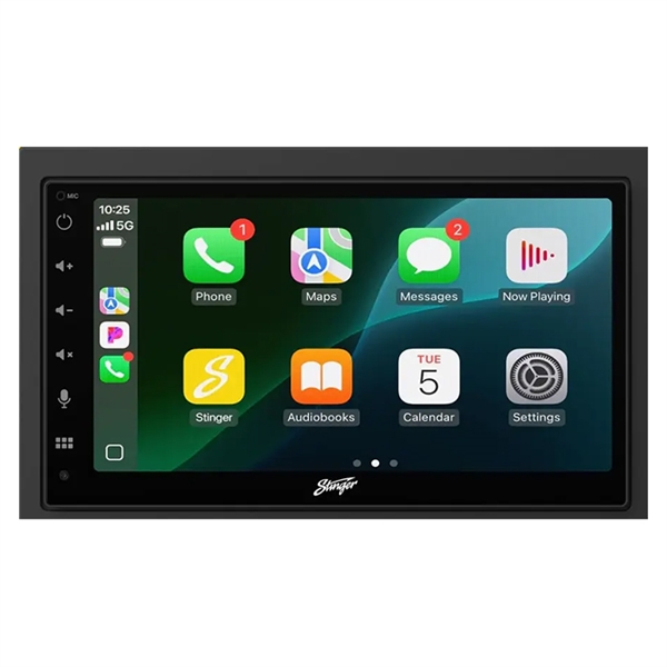 STINGER 2-DIN UNIT MED DAB/FM/USB/TRÅDLØS ANDROID AUTO/CARPLAY