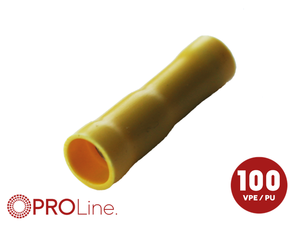 RUNDSTIK 5MM HUN GUL 4,0mm²-6,0mm² 100 STK