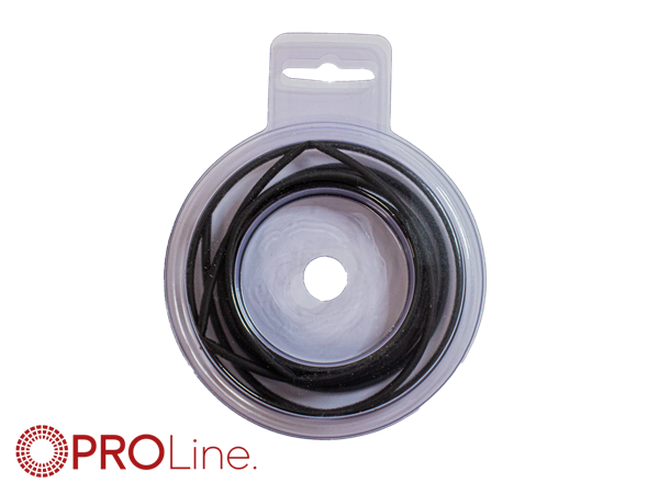 SORT KRYMPEFLEX Ø 2,5mm 2:1 2 METER I BLISTER