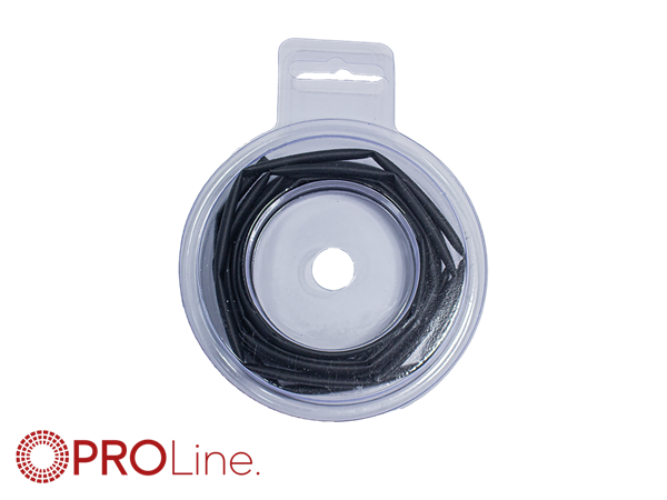 SORT KRYMPEFLEX Ø 3,0mm 2:1 2 METER I BLISTER