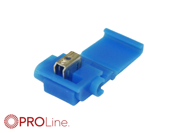 STRØMTYV BLÅ DOBBELT TAP 1,0mm²-2,5mm² 100 STK I POSE