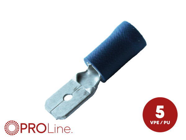 KABELSKO 4,8MM BLÅ HAN 1,5-2,5MM² 5 STK I BLISTER