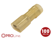 KABELSKO 6,3MM HUN FULD ISOLERET 4,0-6,0MM² 100 STK (NYLON PA66)