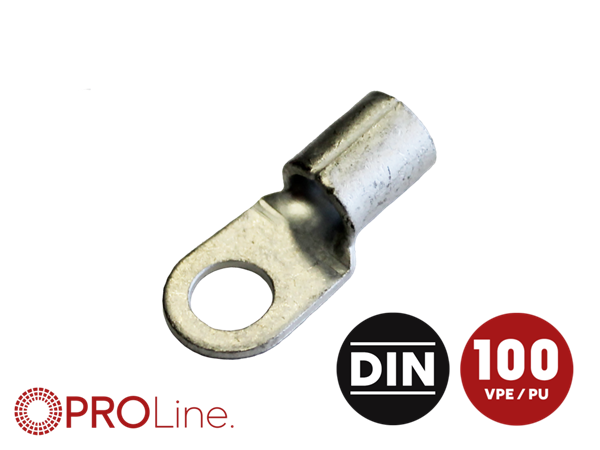 RINGKABELSKO 16 MM² M6 FORTINNET KOBBER (100 STK. I POSE)