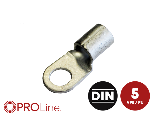 RINGKABELSKO 16 MM² M6 FORTINNET KOBBER (5 STK. I BLISTER)