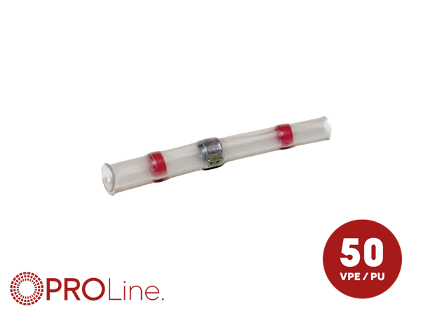 VARME LODDE KABELSAMLER RØD 0,8-2,0MM² 50 STK