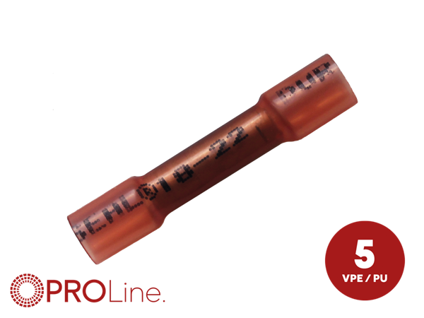 KABELSAMLER RØD 0,5-1,5MM² 5 STK I BLISTER (DURASEAL VARMEKRYMP)