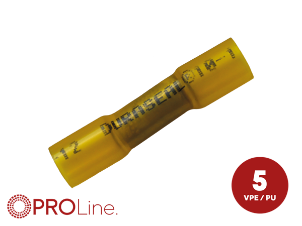 KABELSAMLER GUL 4,0-6,0MM² 5 STK I BLISTER (DURASEAL VARMEKRYMP)