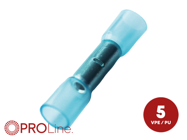 KABELSAMLER BLÅ 1,5-2,5MM² 5 STK I BLISTER (VANDTÆT VARMEKRYMP)