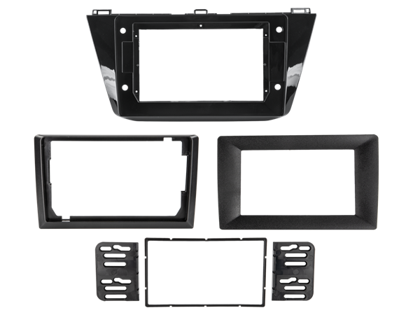 RADIORAMME-KIT TIL 10"/9"/2-DIN SKÆRM VW TIGUAN II 2016 > PIANO SORT