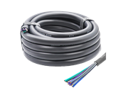 RECOIL 9 LEDET OFC 16AWG KABEL 6 METER (4 KANAL + REM)
