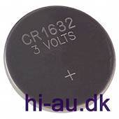 B CR1632 Lithium knapcelle batteri 