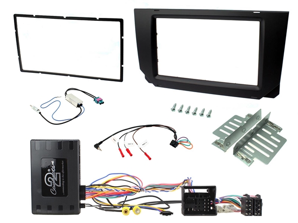KOMPLET MONT. KIT SEAT LEON, IBIZA 2012 > 2017 M/DOBBELT ANTENNESTIK