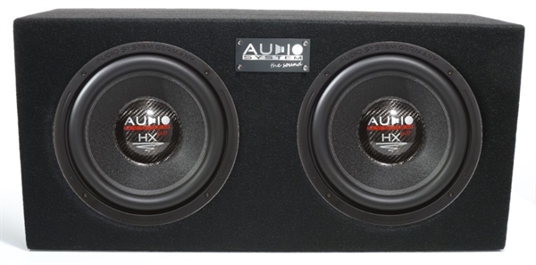 AUDIO SYSTEM DOBBELT 10" HX EVO I LUKKET KASSE