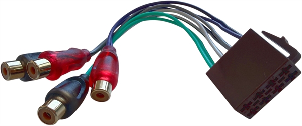 AUDIO SYSTEM HLAC ISO (HUN) TIL RCA (HUN) 4 KANAL