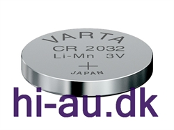 B  CR 2032 Lithium knapcelle batteri 